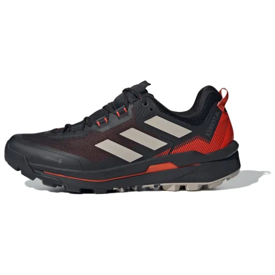 Adidas Terrex Skychaser Tech Low Gore Tex Core Black Wonder Beige Semi Impact Orange