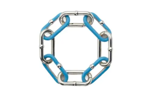 Bottega Veneta Silver, Enamel Bracelets Women's Blue/Silver