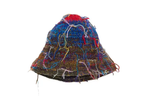 Maison Margiela Hand Woven Wool Bucket Hats Men's Blue/Red