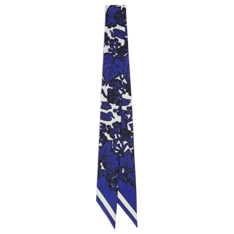 Burberry Ivy Floral print Silk Scarf