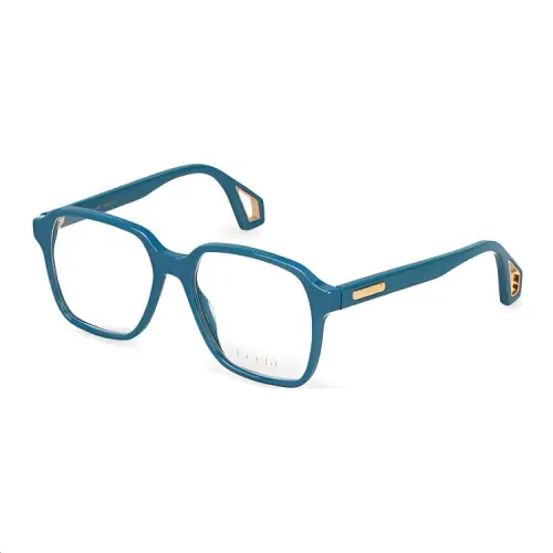 GUCCI Irregular Shape Eyeglass Frames Women's Blue