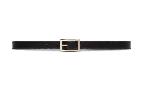 GUCCI Reversible Thin Belt With Rectangular Buckle