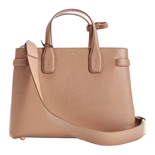 Burberry Leather Shoulder Bag, Crossbody Bag, Handbag Medium Women's Brown