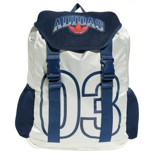 Adidas Originals Trefoil Recycled Material Backpack Regular Women's Cloud White & Midnight Indigo