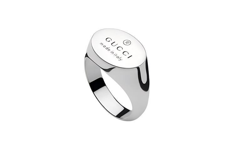 Кольцо Gucci Trademark (серебряное)