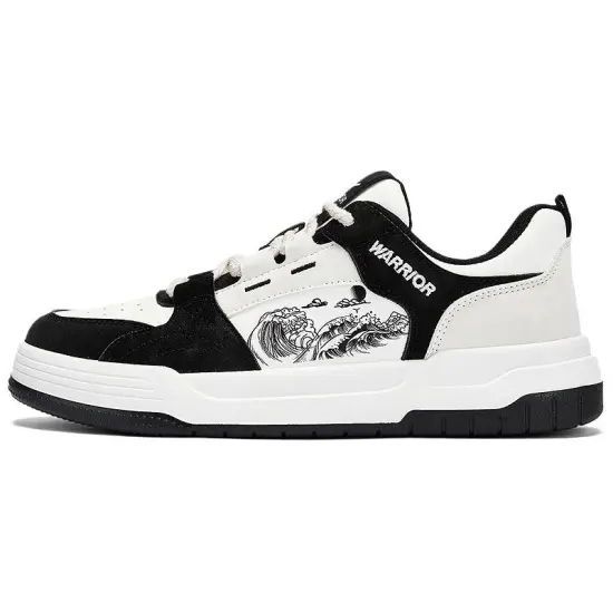 WARRIOR Skateboard Shoes Men Low-Top
