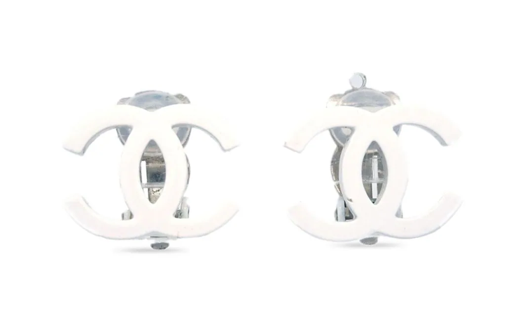 CHANEL Pre-Owned 2004 Plated CC Clip-on Earrings