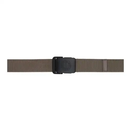 STONE ISLAND Solid Color Design, Automatic Buckle Leather Belts Men's Brown 4cm
