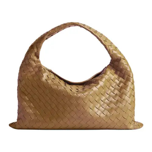 Bottega Veneta Cow Leather Handbag, Shoulder Bag Small Women's Dark Nut Brown