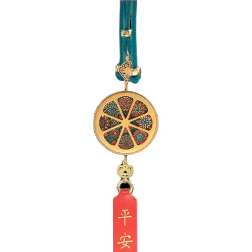 Houmo homooful orange car pendant car interior decoration high-end car accessories safety car car perfume aromatherapy general