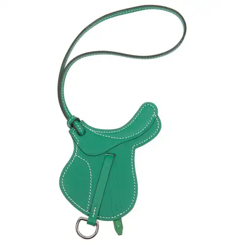 HERMES Leather Accessories Women's Green
