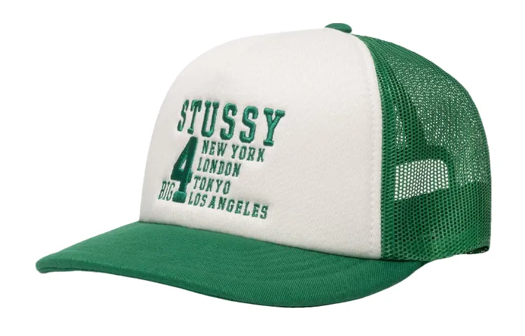 Stussy Trucker Big 4 Snapback