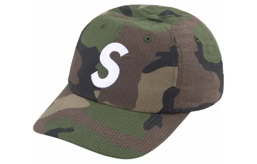 Supreme Seersucker S Logo 6 Panel