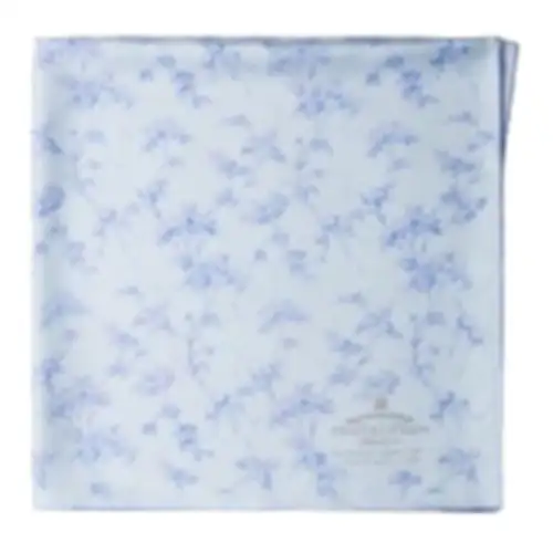 PRADA Fabric Knit Scarves Unisex Blue