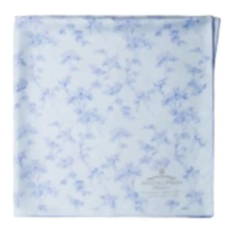PRADA Fabric Knit Scarves Unisex Blue
