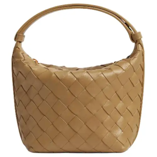 Bottega Veneta Calfskin One Shoulder Handbag Women's Brown