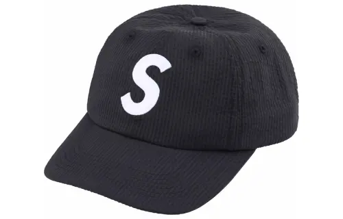 Supreme Seersucker S Logo 6 Panel