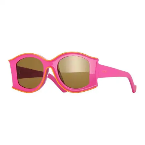 LOEWE Irregular Shape Sunglasses Men's Pink