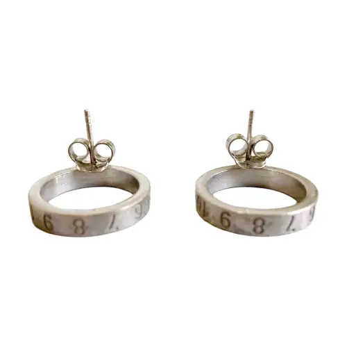 Maison Margiela Silver Earrings Men's Silver