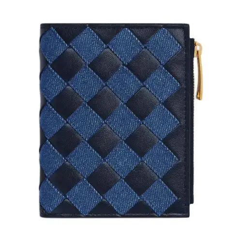Bottega Veneta Intrecciato Small Bi-Fold Wallet