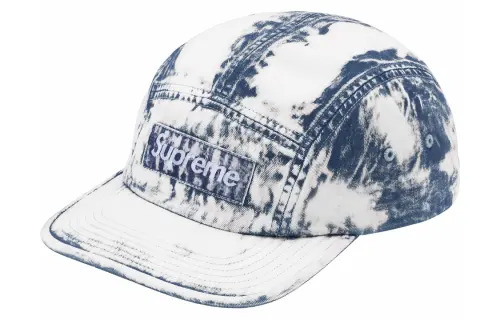 Supreme 100% Cotton Twill Baseball Caps Unisex Blue