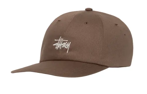 Stussy Cotton Baseball Caps Unisex Brown