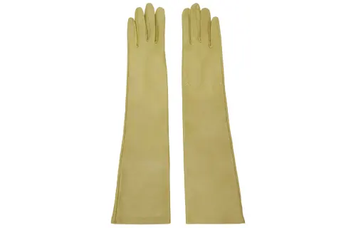 Maison Margiela Sheepskin Gloves Women's Yellow