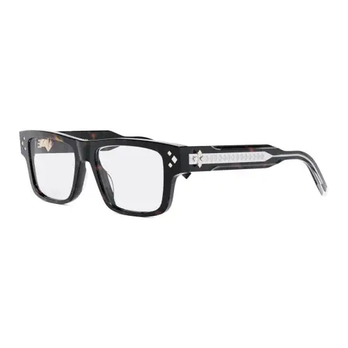 DIOR Acetate Square Eyeglass Frames Men's Tortoiseshell