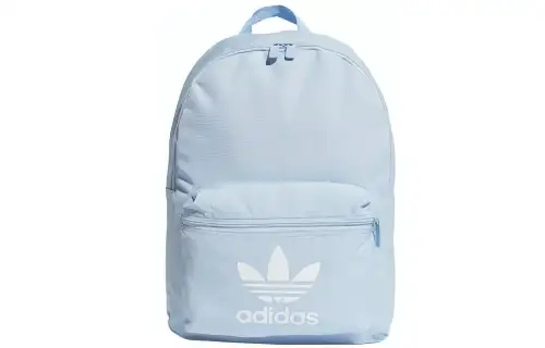 Adidas Originals Polyester Backpack Regular Unisex Light Blue