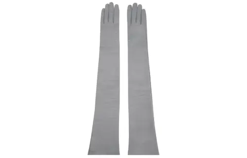 Maison Margiela Lambskin Gloves Women's Gray