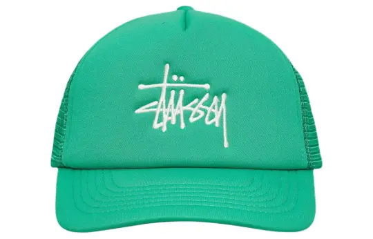 Stussy Polyester Baseball Caps Men's Green