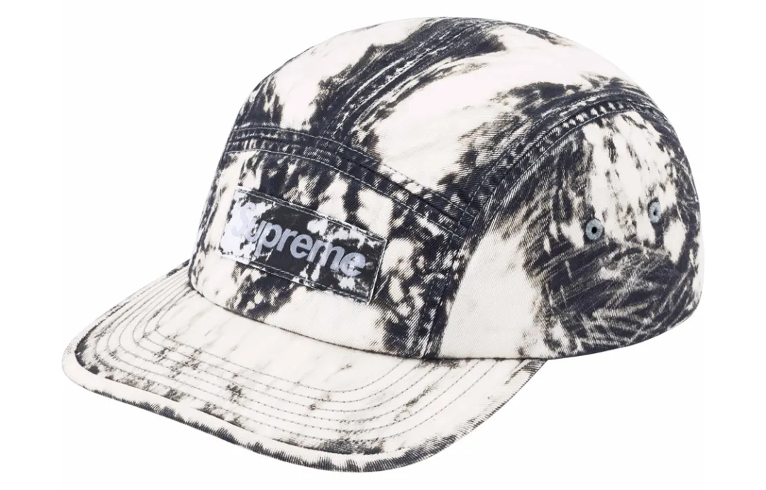 Supreme 100% Cotton Twill Baseball Caps Unisex Black