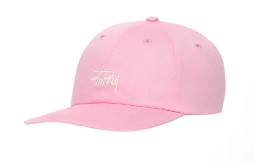Stussy Cotton Baseball Caps Unisex Pink