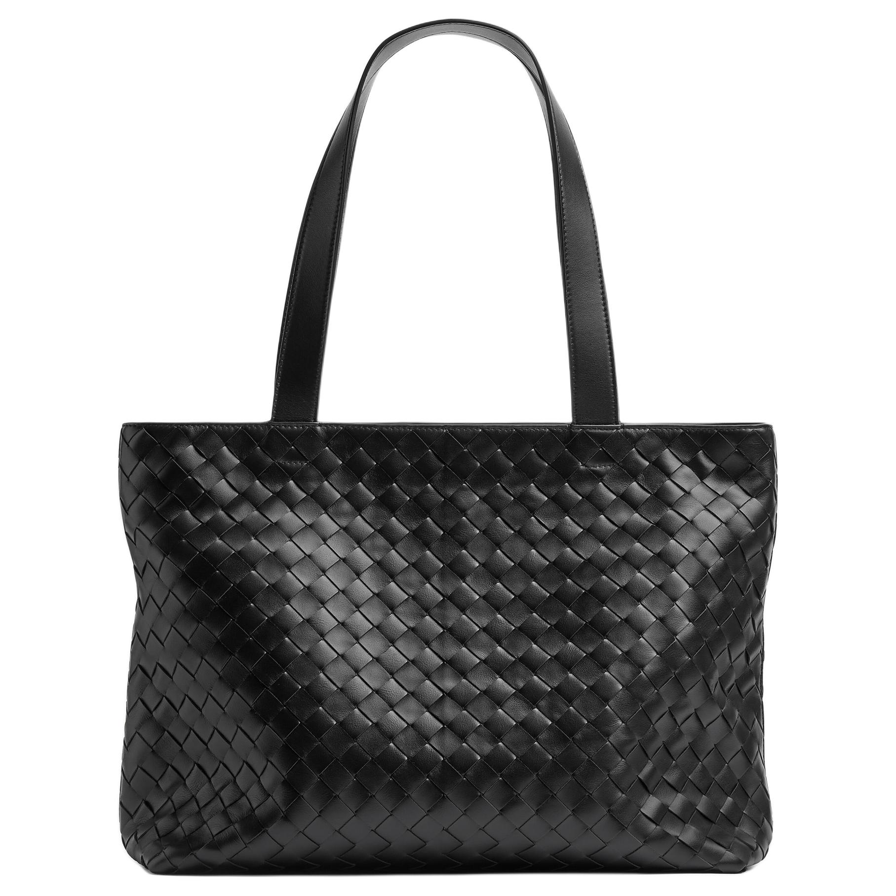 Bottega Veneta Small Intrecciato Zipped Tote Bag