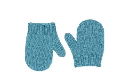 GUCCI Wool Knit Gloves Kids' Blue