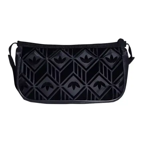 Adidas Originals Recycled Polyester Shoulder Bag, Waist Bag, Mahjong Regular Women's Black