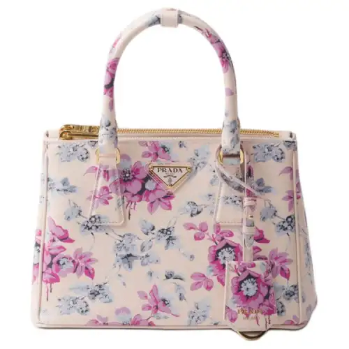 PRADA Galleria Killer Bag Saffiano Leather Shoulder Bag, Crossbody Bag, Handbag Women's Begonia Pink