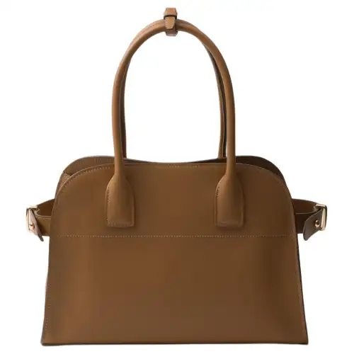 PRADA Leather Handbag Medium Women's Brown