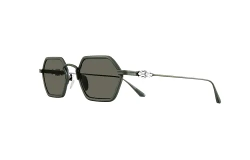 Chrome Hearts Irregular Shape Sunglasses Unisex Green