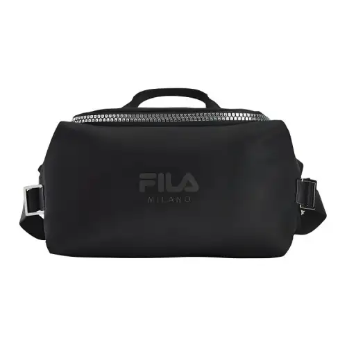 FILA Fabric Crossbody Bag, Fanny Pack Extra Small Men's Jet Black