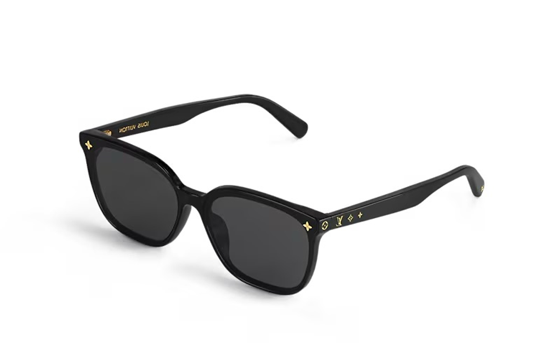 Женские очки Louis Vuitton MY MONOGRAM FAME RECTANGLE (черные)