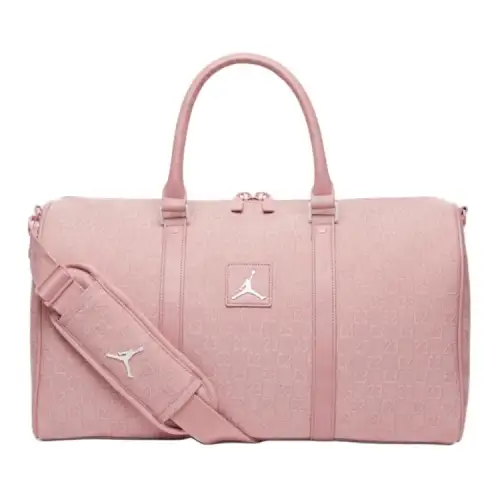 Jordan Polyester One Shoulder Crossbody Gym Bag Medium Unisex Pink