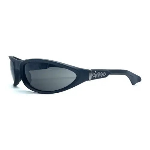 Chrome Hearts Acetate Oval Sunglasses Men's Blue