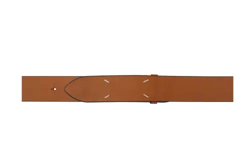 Maison Margiela Pin Buckle Leather Belts Men's Tawny