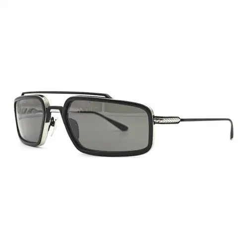 Chrome Hearts Titanium Aviator Sunglasses Men's Black