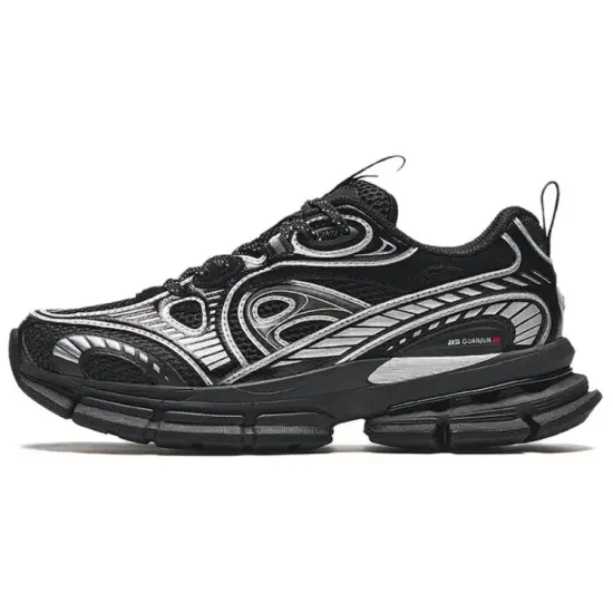 ANTA Champion Series Running Shoes Women's Low-Top Black Silver