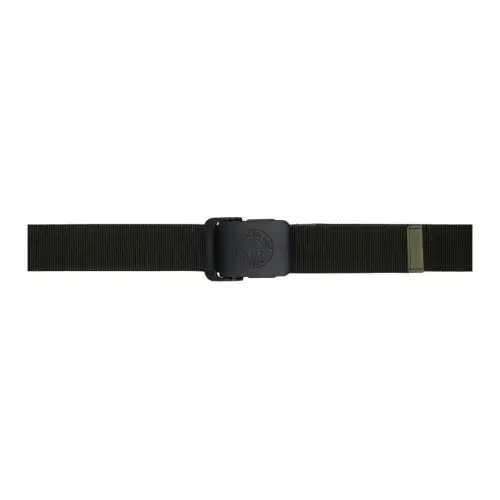 STONE ISLAND Badge Metal Belts Men's Green 4cm