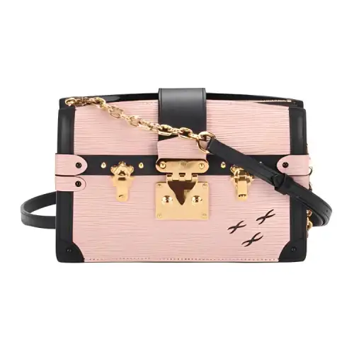 LOUIS VUITTON Trunk Cow Leather Soft Box, Small Square Bag, Crossbody Bag, Shoulder Bag Women's