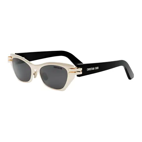 DIOR Metal Cat Eye Sunglasses Men's Gold