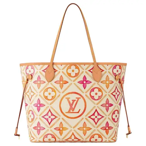 LOUIS VUITTON Neverfull Mm Coral